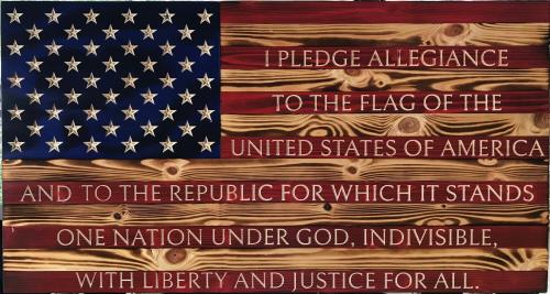 pledge to flag 166