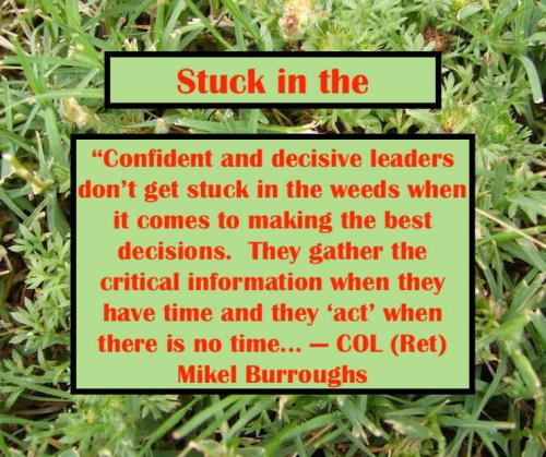 1-Leaders Stukc in the Weeds
