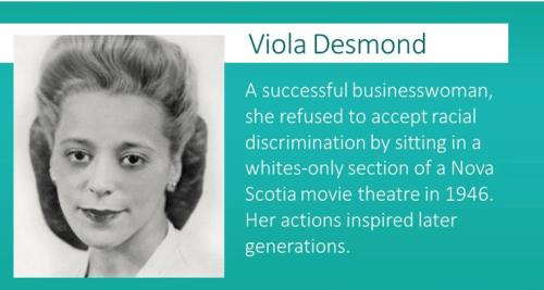 Viola Desmond 1- Refuse to obey the government in 1946