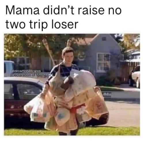 one trip only