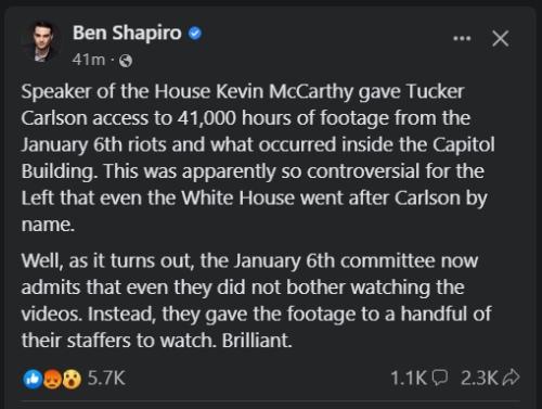 Jan 6 Videos Brilliantly Handed Over