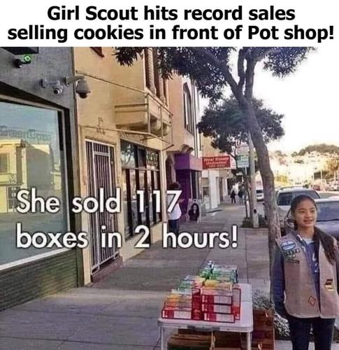 Attention Girl Scouts Here's how it is done