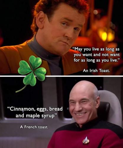 Irish toast and French toast