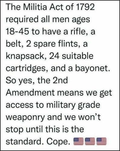 the militia act fo 1792