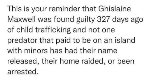 not been arrested