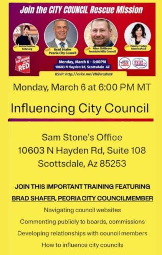 Scottsdale, Arizona - March 6, 2023 - City Council Rescue Mission