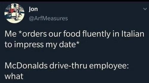 italian food order