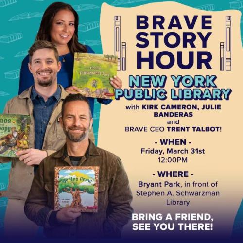 New York - March 31, 2023 - Brave Story Hour with Kirk Cameron