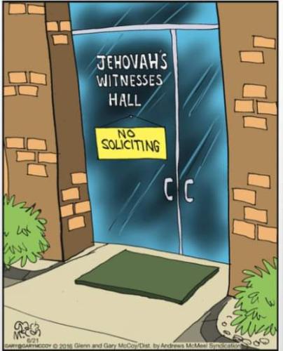 no soliciting