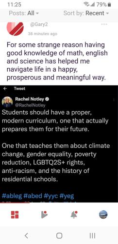 notley and her schools