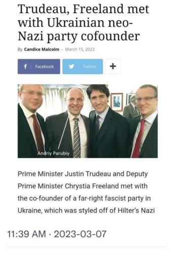trudeau and freeland met