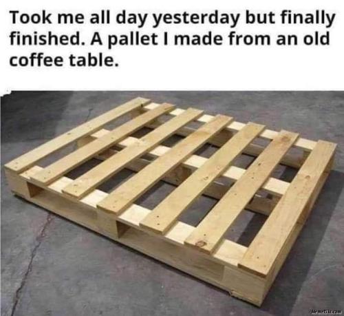 made a pallet