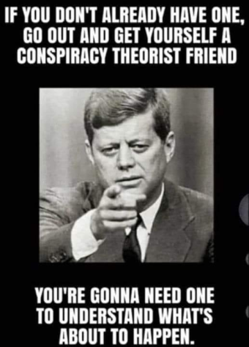 conspiracy theorist friend