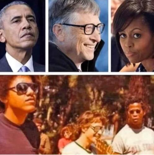 Obama, Gates & Michelle in their younger days