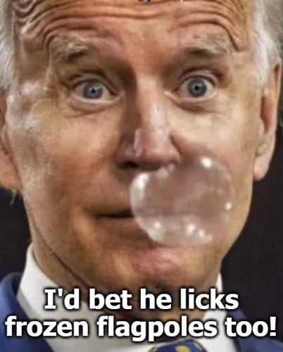 Biden snorting condoms