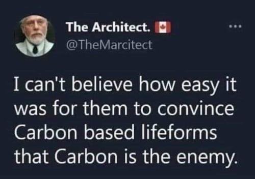 carbon is the enemy