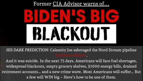 Biden's Big Blackout