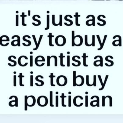 buying a politician and scientist