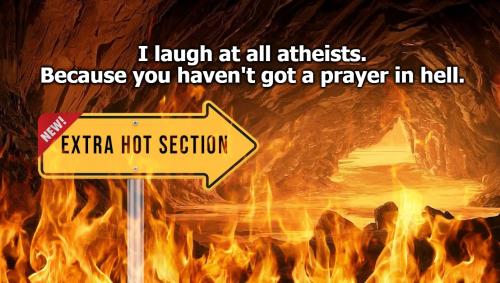 I laught at all atheists