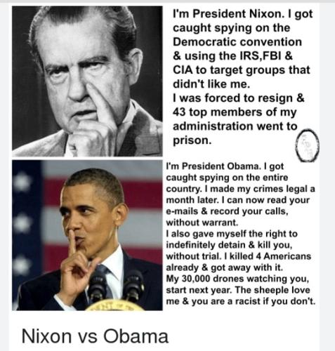 NIXON VS OBAMA