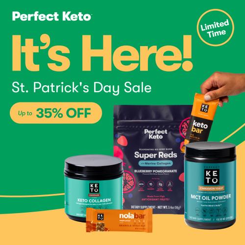 PerfectKeto St Patrick's Day Sale