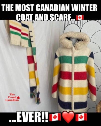 most Canadian winter coat