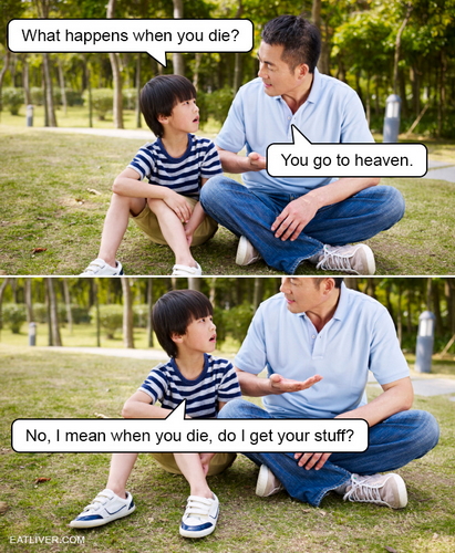 when you die