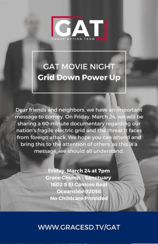 Oceanside, California - March 24, 2023 - Viewing of Grid Down Power UP