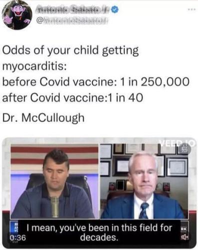 child myocarditis and vax