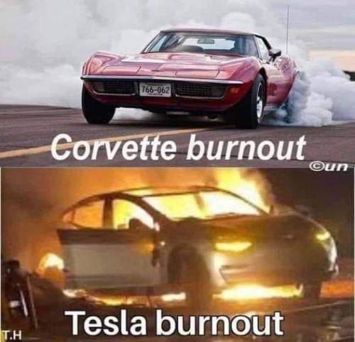 Corvette and Tesla