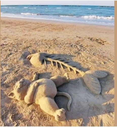 sand sculpture