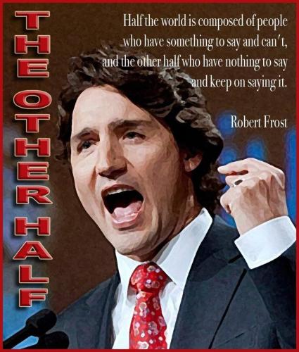 Justin Trudeau 6 - no brain