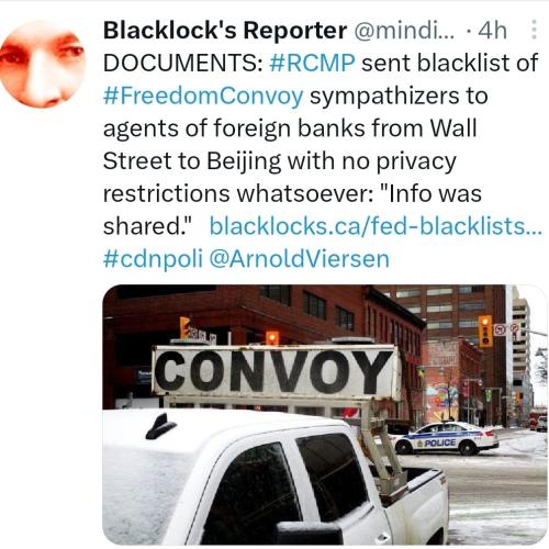 sent a black list