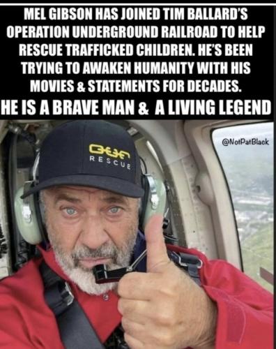 MEL GIBSON AND TIM BALLARD