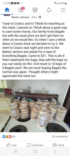 Costco bagels