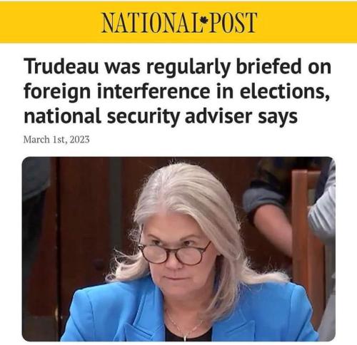 trudeau was briefed