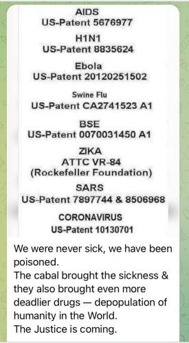 Viral outbreak patents