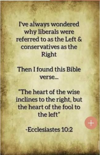 Bible - Right vs Left