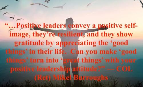 Leaders do good things