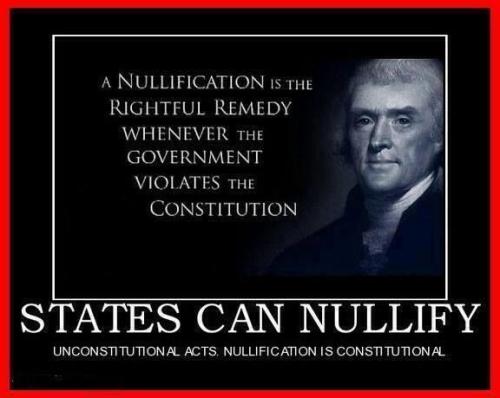 States Nullify Unconstiitutional