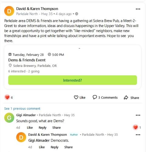 democrat invintation