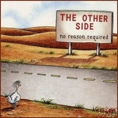 the other side