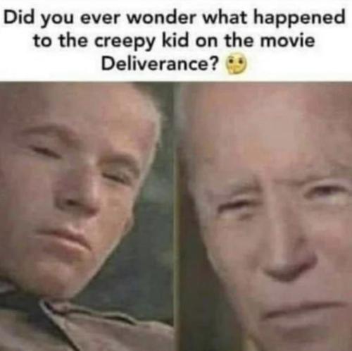 kid on the movie deliverance and joe biden