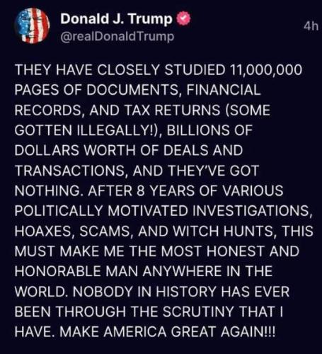 trump investigate me