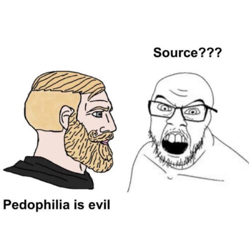 pedo evil source npc argument