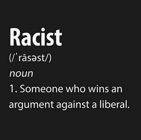 racist wins an argument