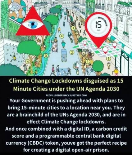 climate change 15 minute cities