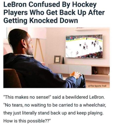 confused by hockey players