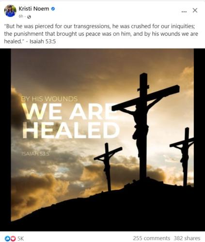 Easter Greetings from Kristi Noem