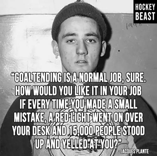 goaltending is a normal job